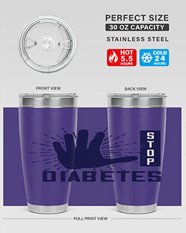 stop diabetes Style 12#- diabetes- Tumbler
