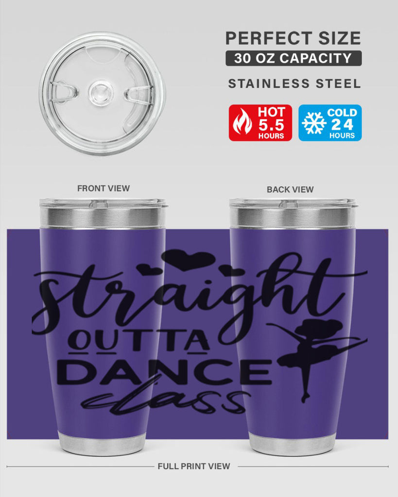 straight outta dance class 80#- ballet- Tumbler