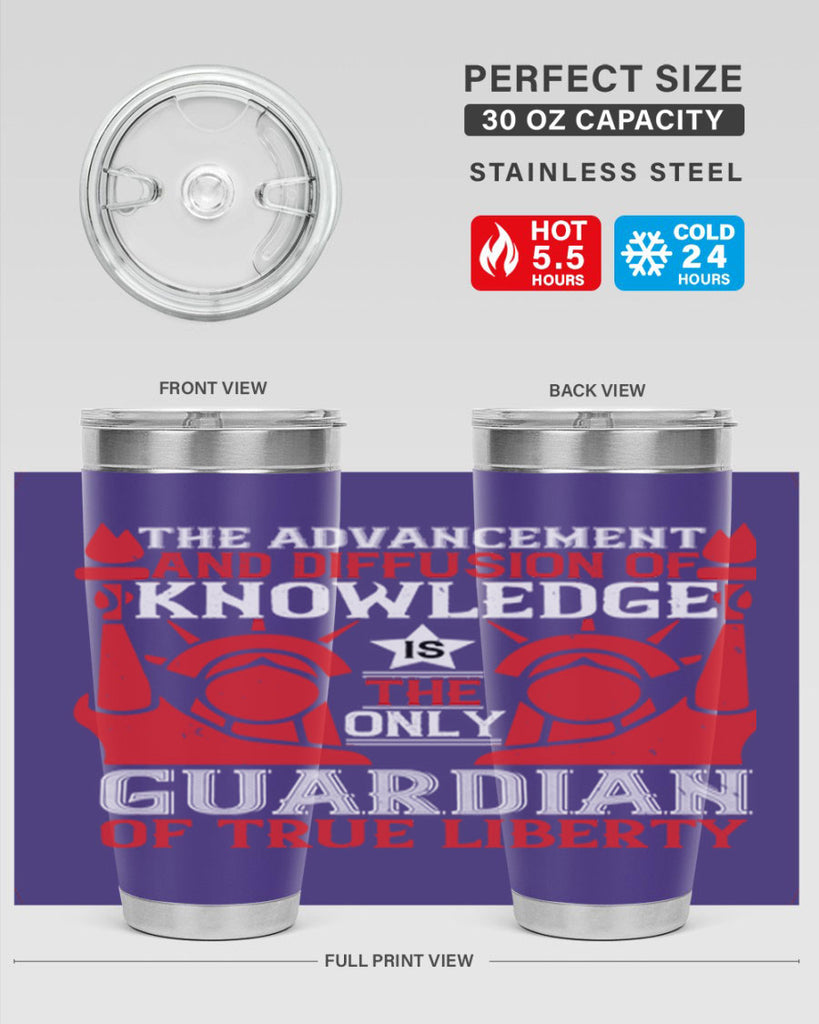 the advencement and diffusion of knowledge Style 190#- Fourt Of July- Tumbler