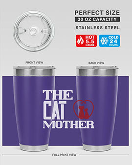 the cat mother Style 117#- cat- Tumbler