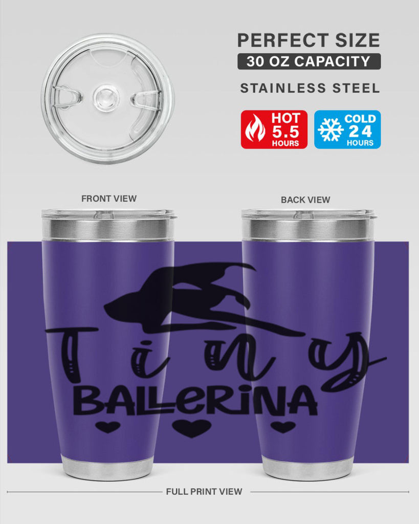 tiny ballerina 88#- ballet- Tumbler
