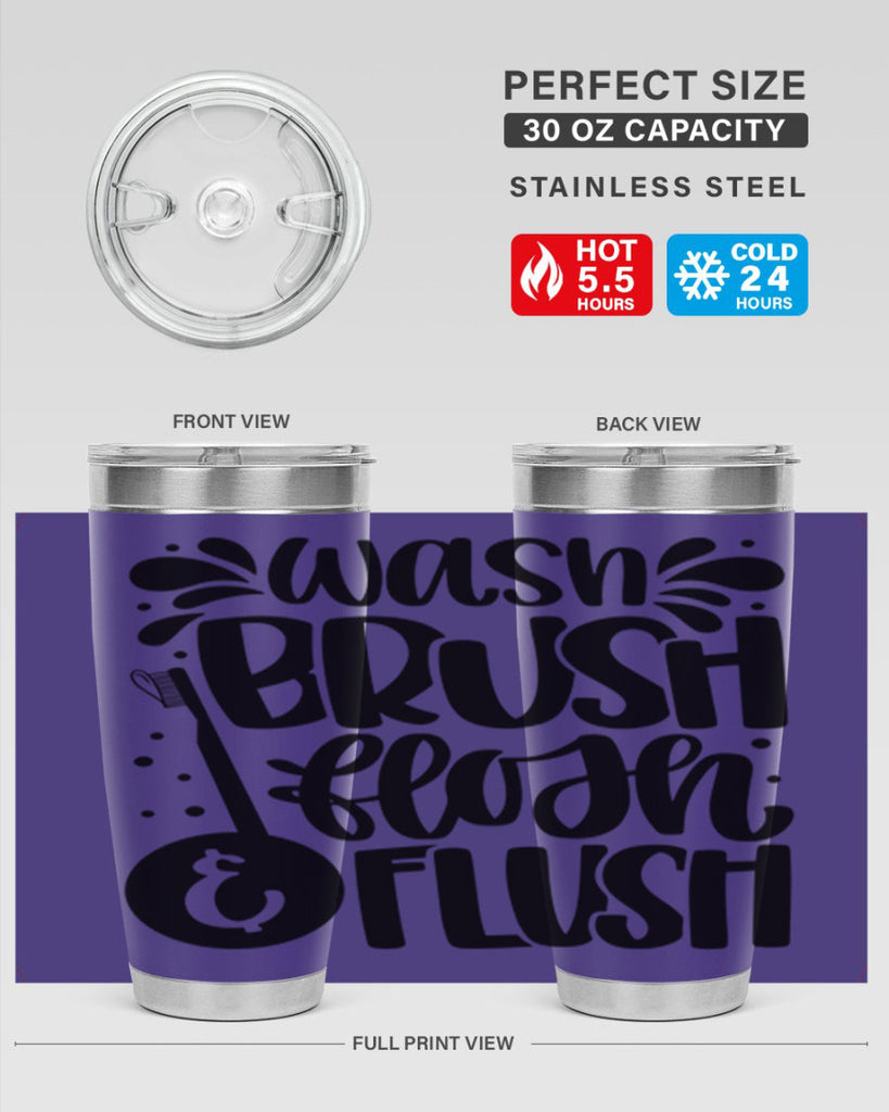 wash brush flosh flush 9#- bathroom- Tumbler