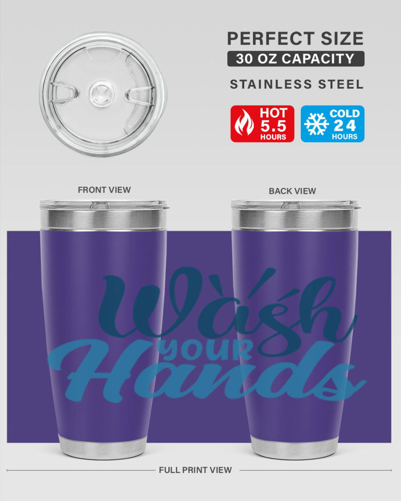 wash your hands 52#- bathroom- Tumbler