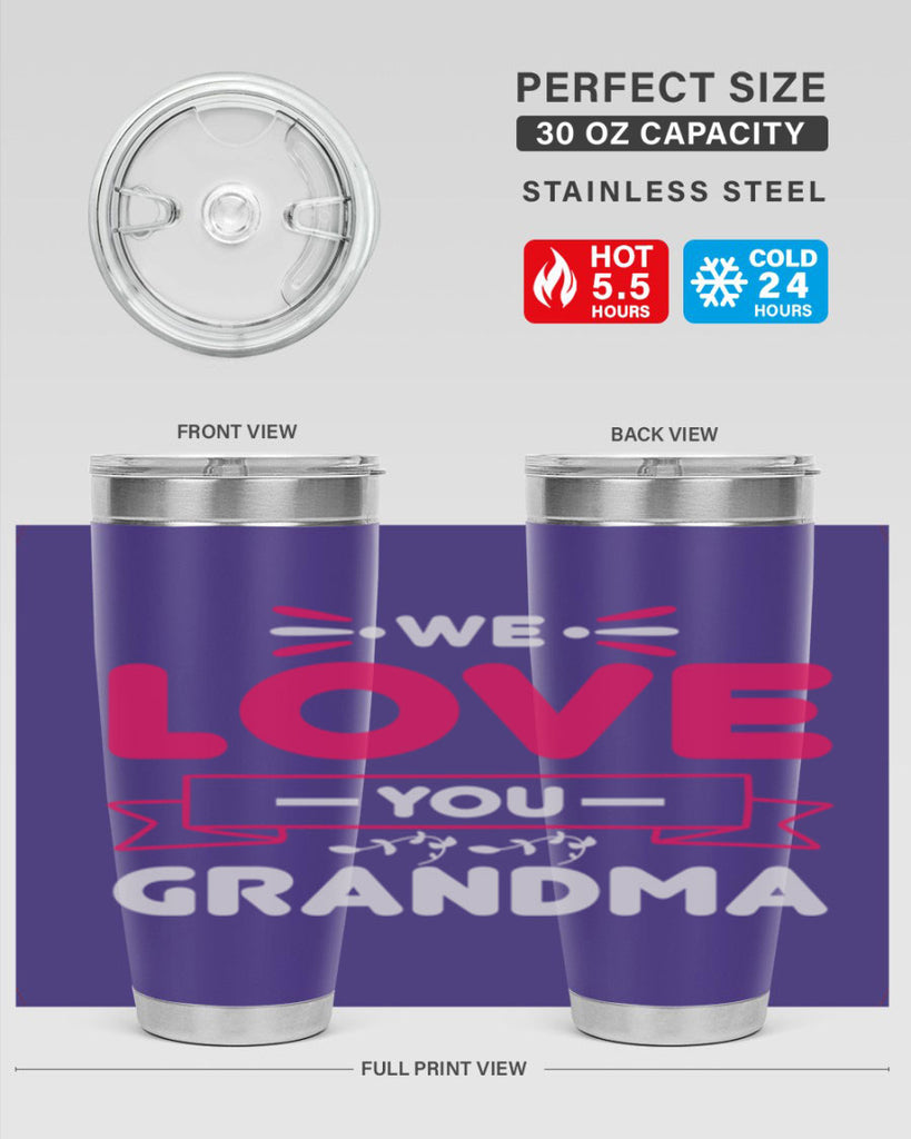 we love you grandma 28#- mom- Tumbler
