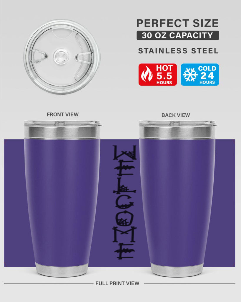 welcome 12#- halloween- Tumbler