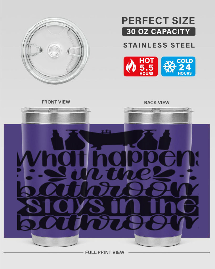 what happens in the bathroom 6#- bathroom- Tumbler
