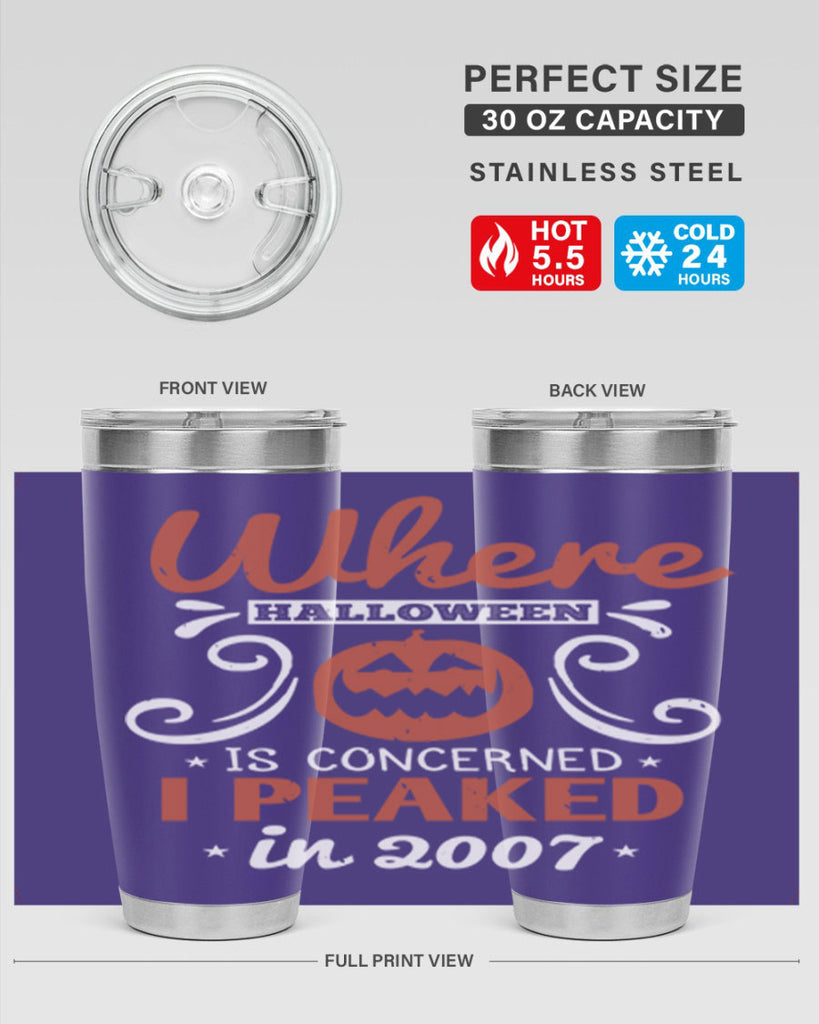 where halloween is 122#- halloween- Tumbler