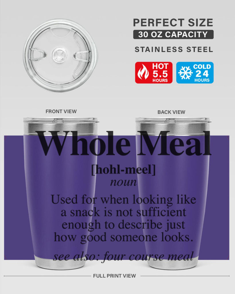 whole meal 10#- black words phrases- Cotton Tank