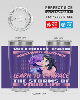 without pain nothing grows learn to embrace the storms of your life288#- anime- Tumbler