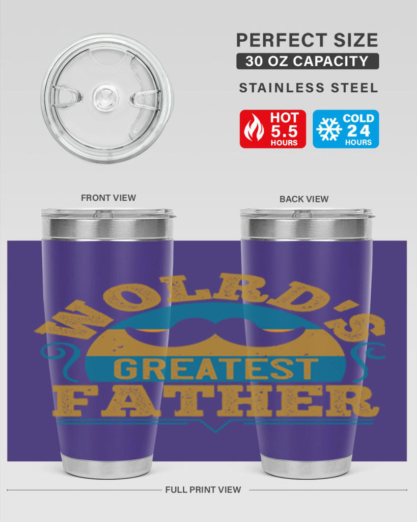wolrds greatest father 154#- fathers day- Tumbler