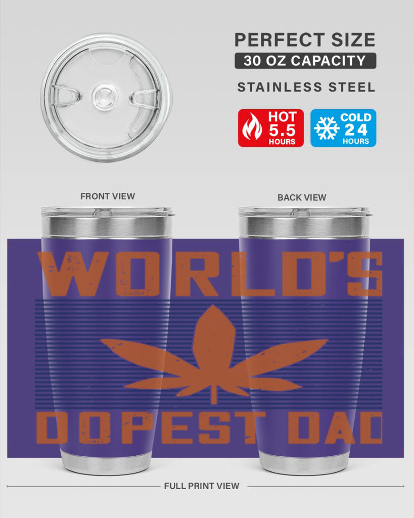 worlds dopest dad 148#- fathers day- Tumbler
