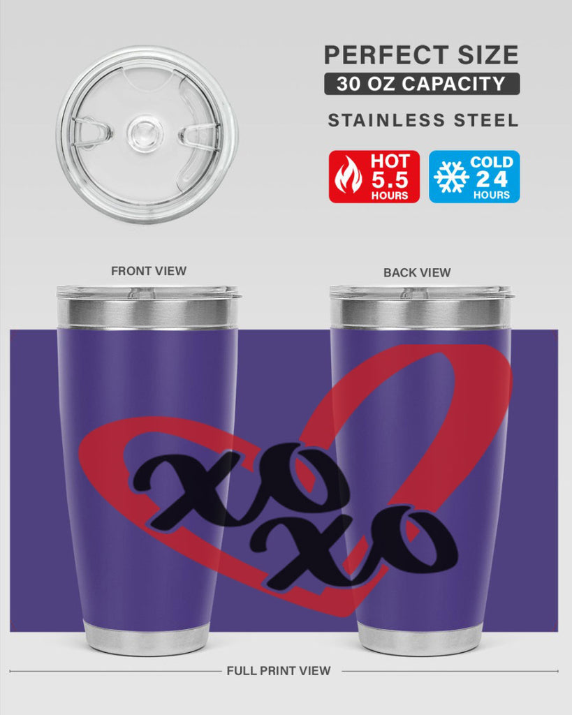 xoxo 11#- valentines day- Tumbler