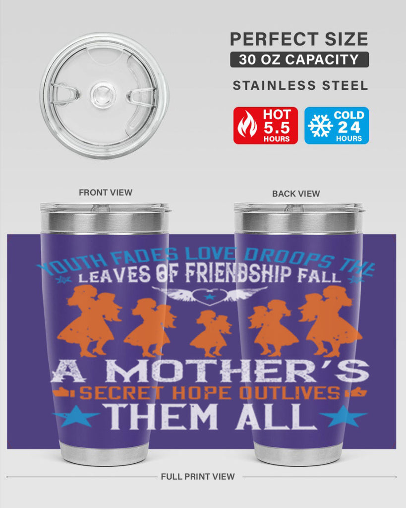 youth fades love droops 9#- mothers day- Tumbler
