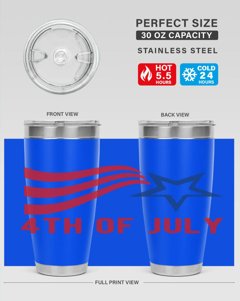 4th of July design Style 66#- Fourt Of July- Tumbler