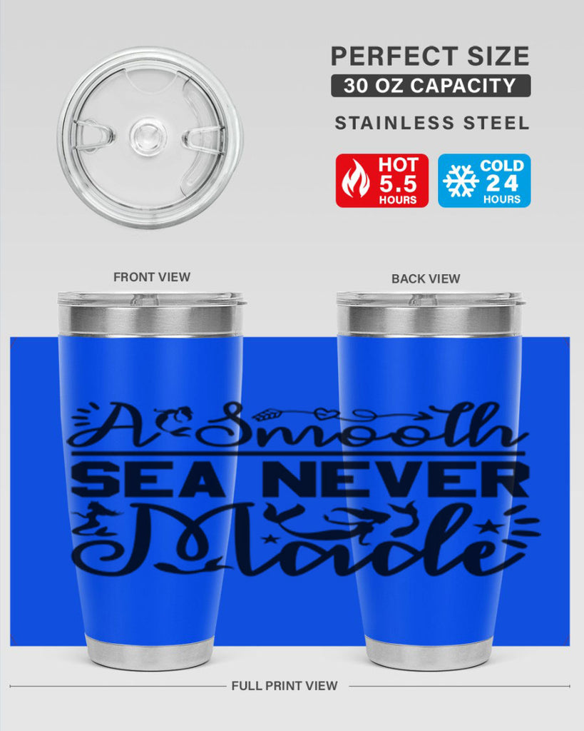 A Smooth Sea Never Made 11#- mermaid- Tumbler