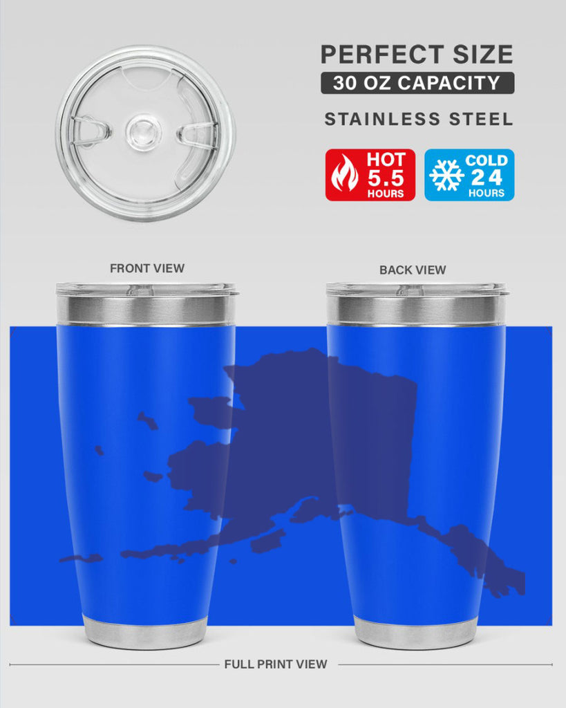 Alaska 49#- stateflags- Tumbler
