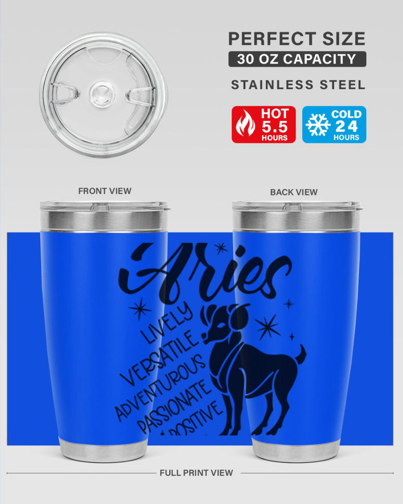 Aries 100#- zodiac- Tumbler