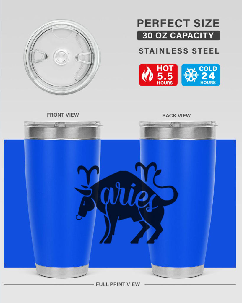 Aries 104#- zodiac- Tumbler
