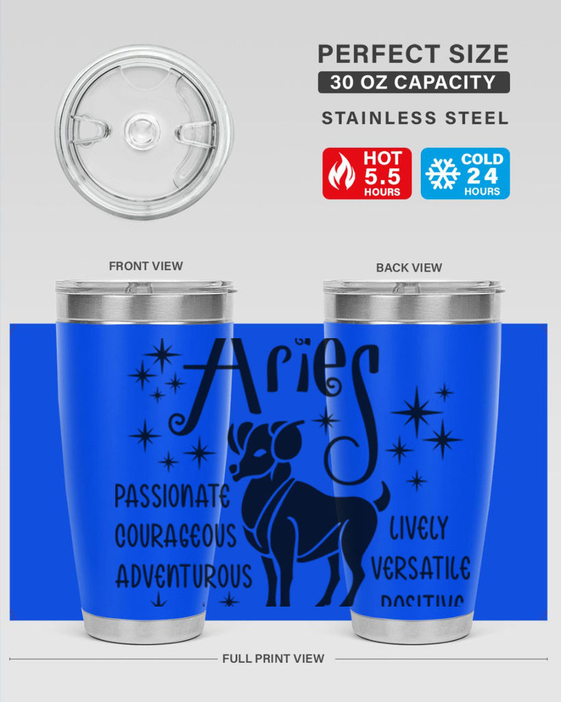 Aries 93#- zodiac- Tumbler