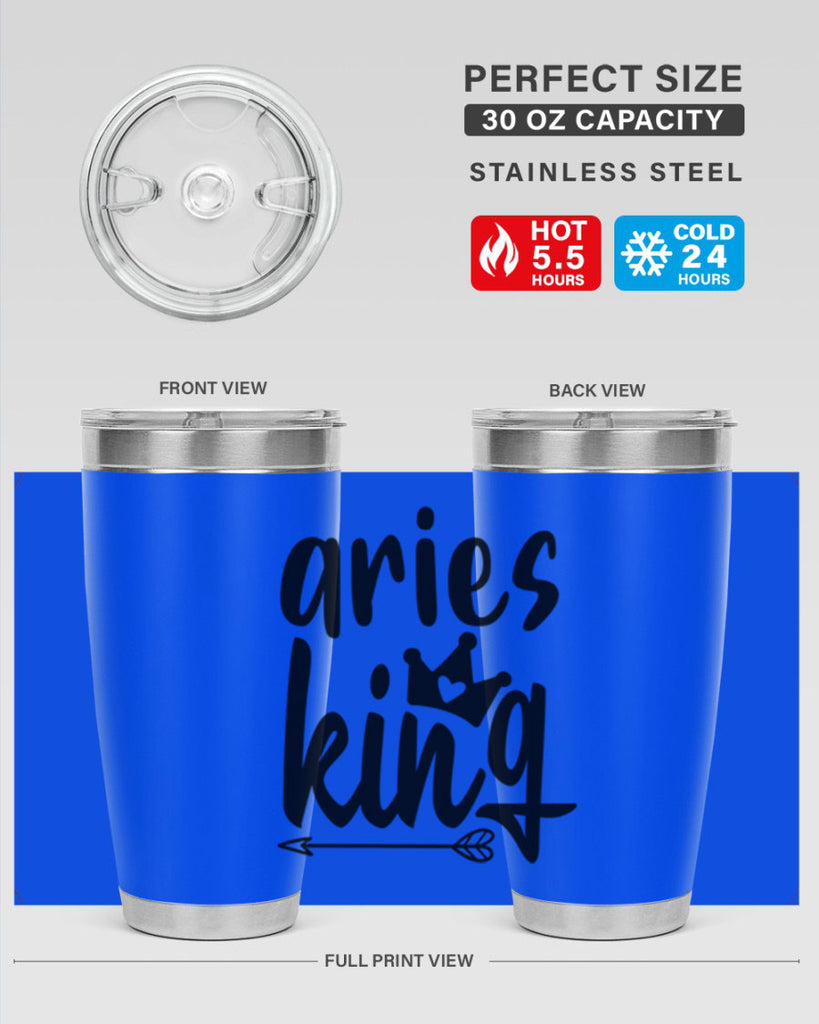 Aries king 108#- zodiac- Tumbler
