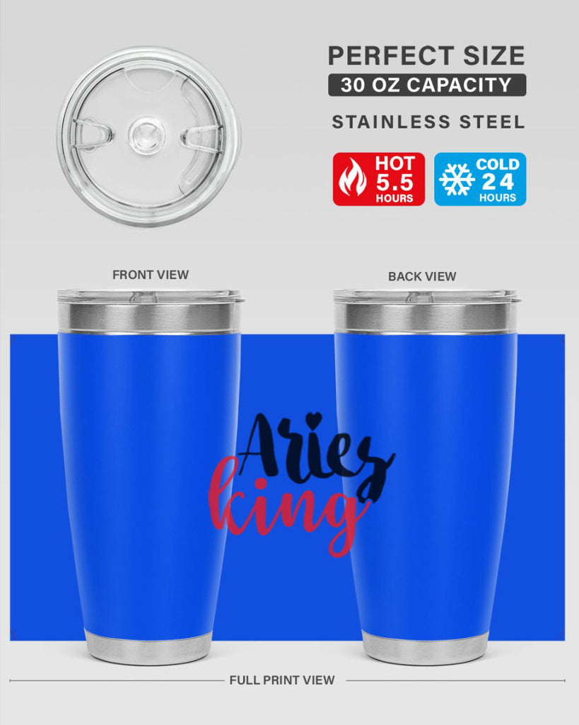 Aries king 96#- zodiac- Tumbler