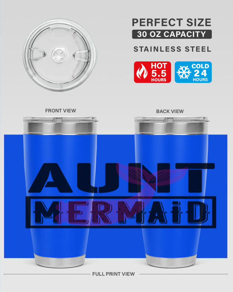 Aunt mermaid 17#- mermaid- Tumbler