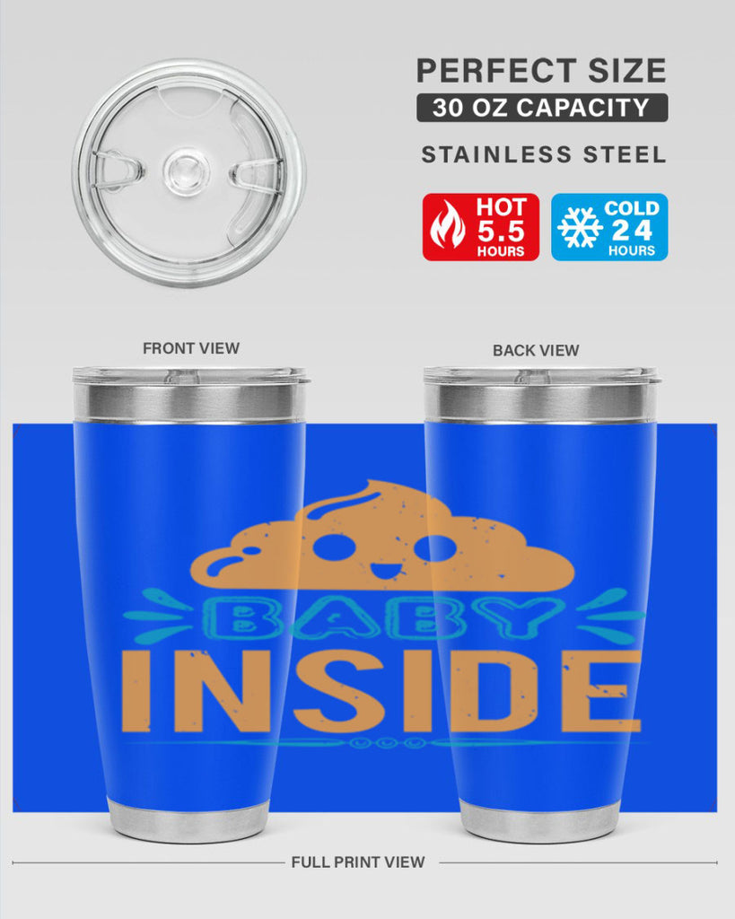 Baby Inside Style 1#- baby shower- tumbler