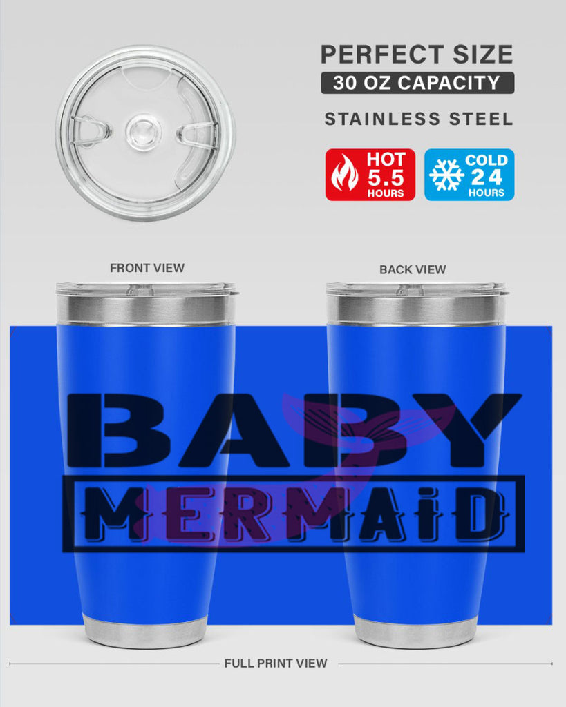 Baby mermaid 29#- mermaid- Tumbler