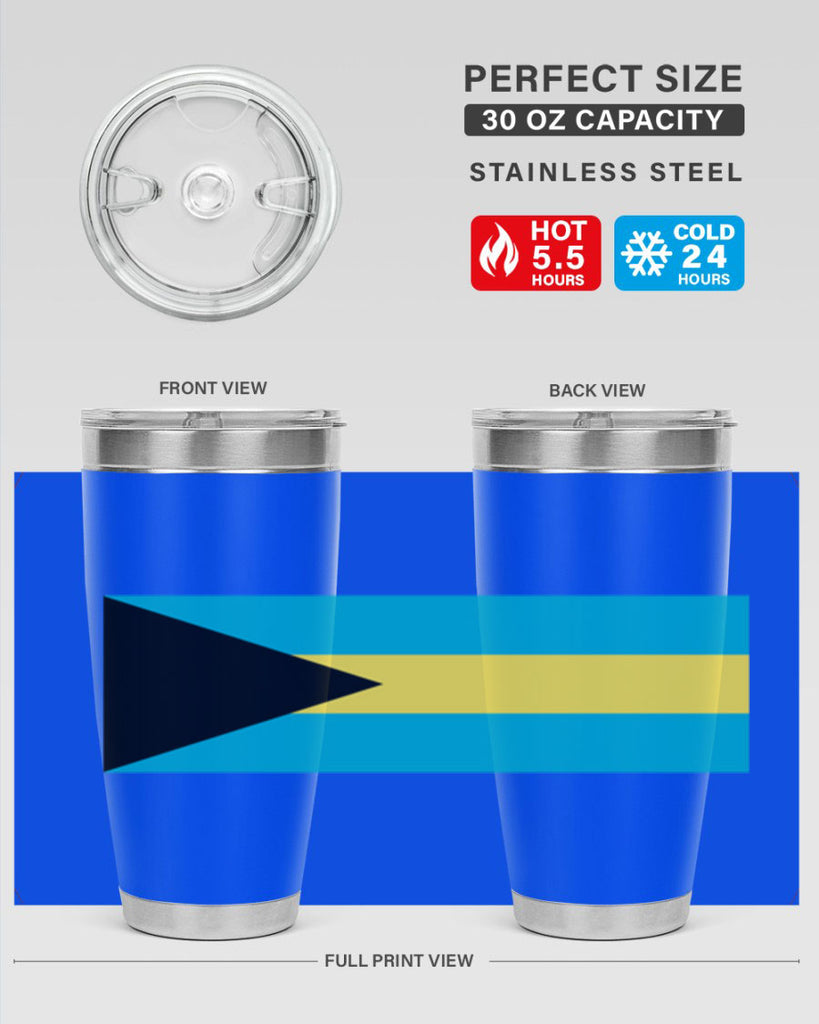 Bahamas 186#- world flags- Tumbler