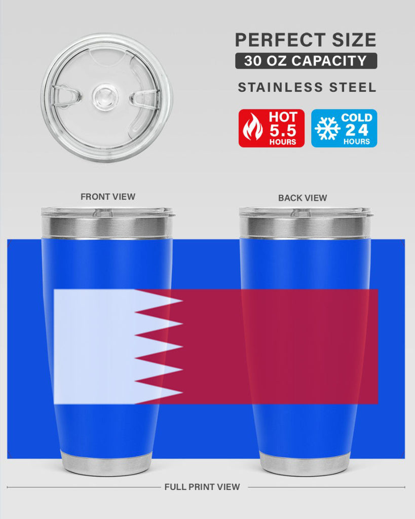Bahrain 185#- world flags- Tumbler