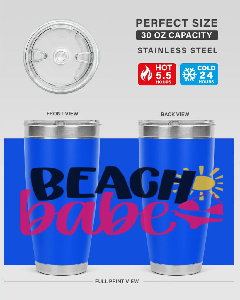 Beach Babe Style 52#- summer- Tumbler