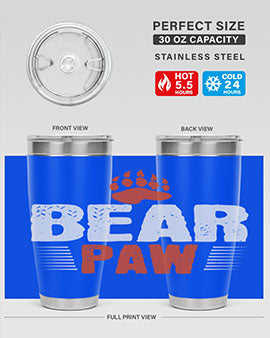 Bear paw 4#- Bears- Tumbler