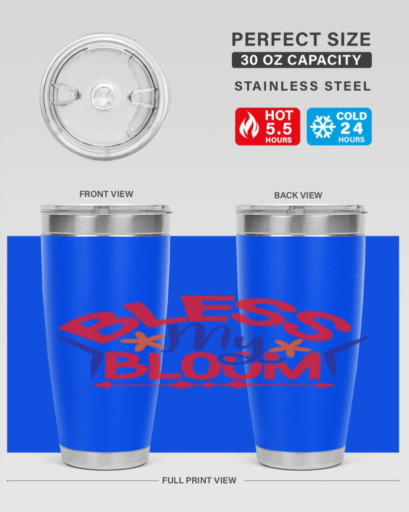 Bless My Bloom 38#- spring- Tumbler