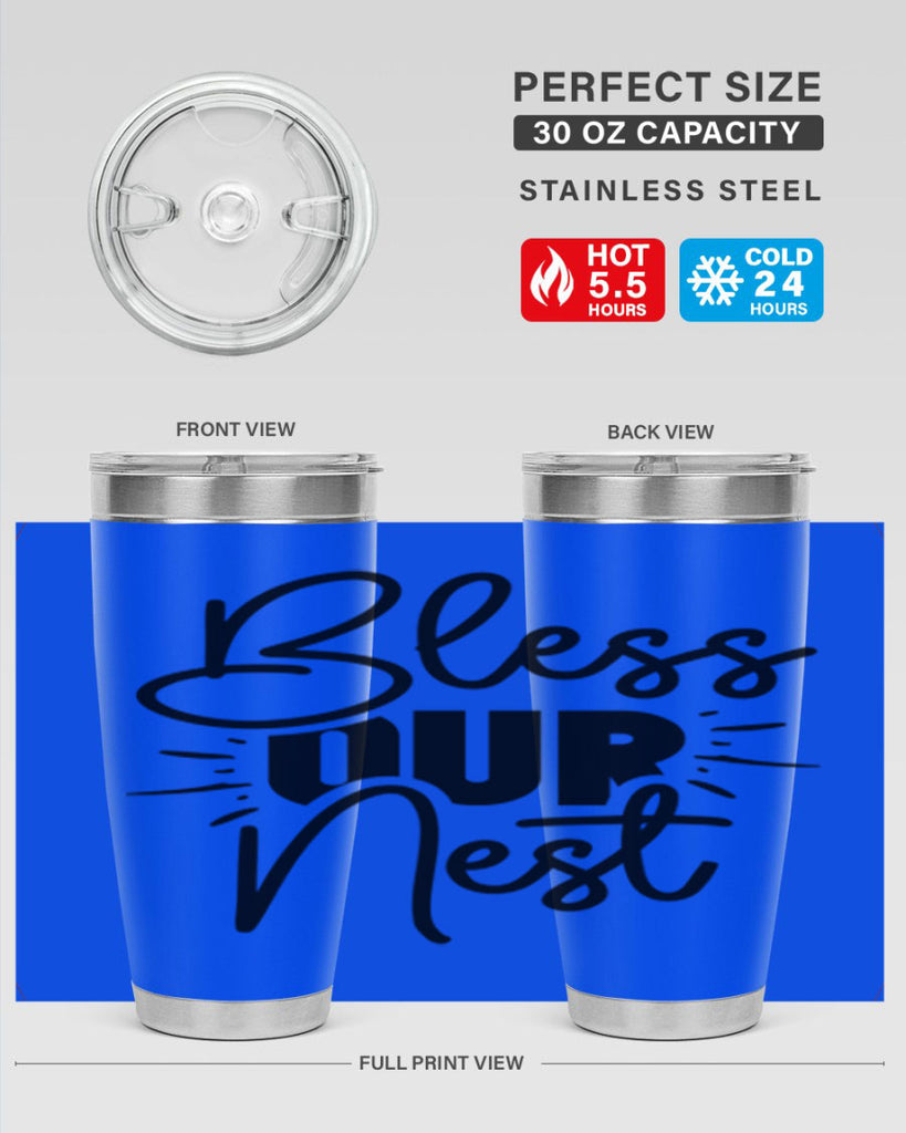 Bless Our Nest 52#- spring- Tumbler