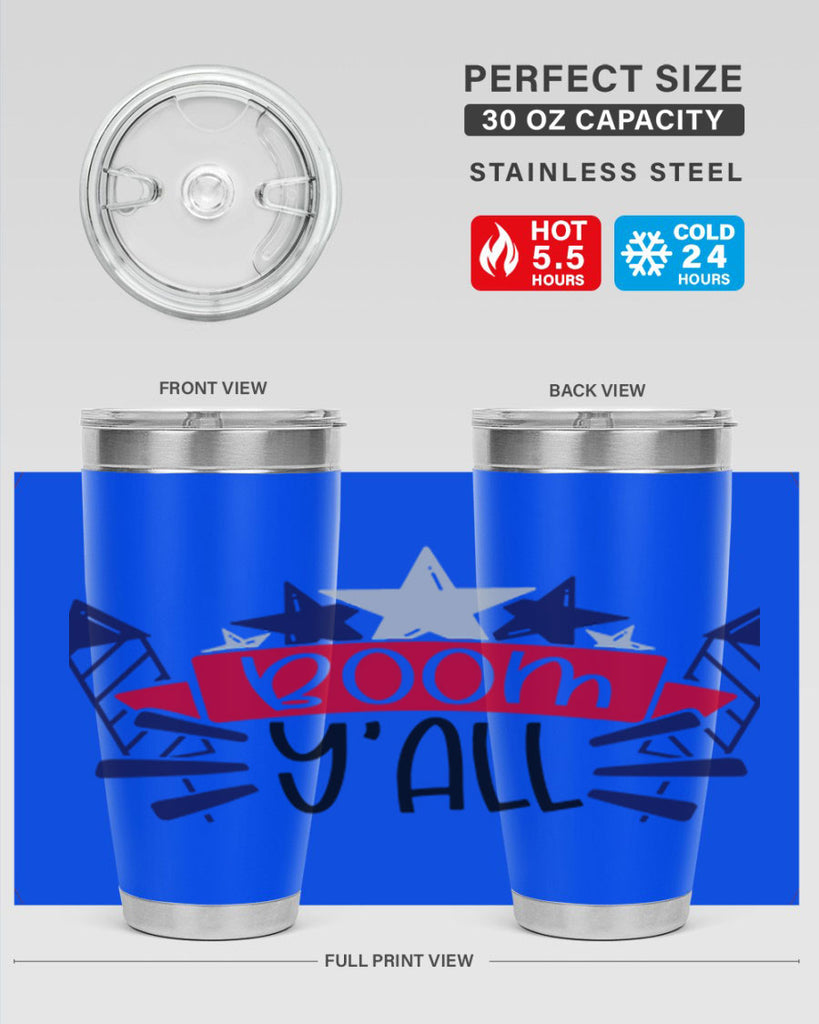 Boom Yall Style 146#- Fourt Of July- Tumbler
