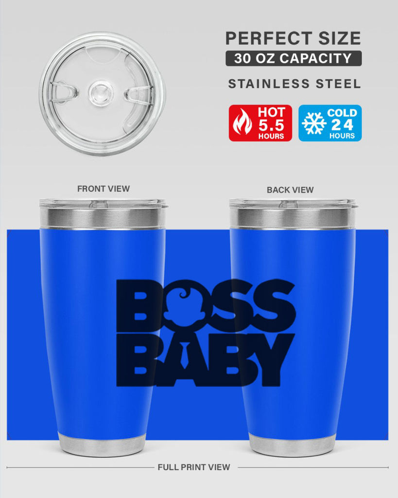 Boss Baby On Board 1#- black words phrases- Cotton Tank