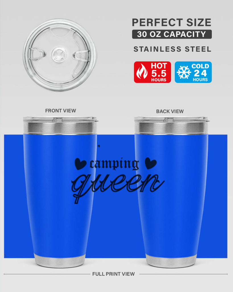 Camping queen 143#- zodiac- Tumbler