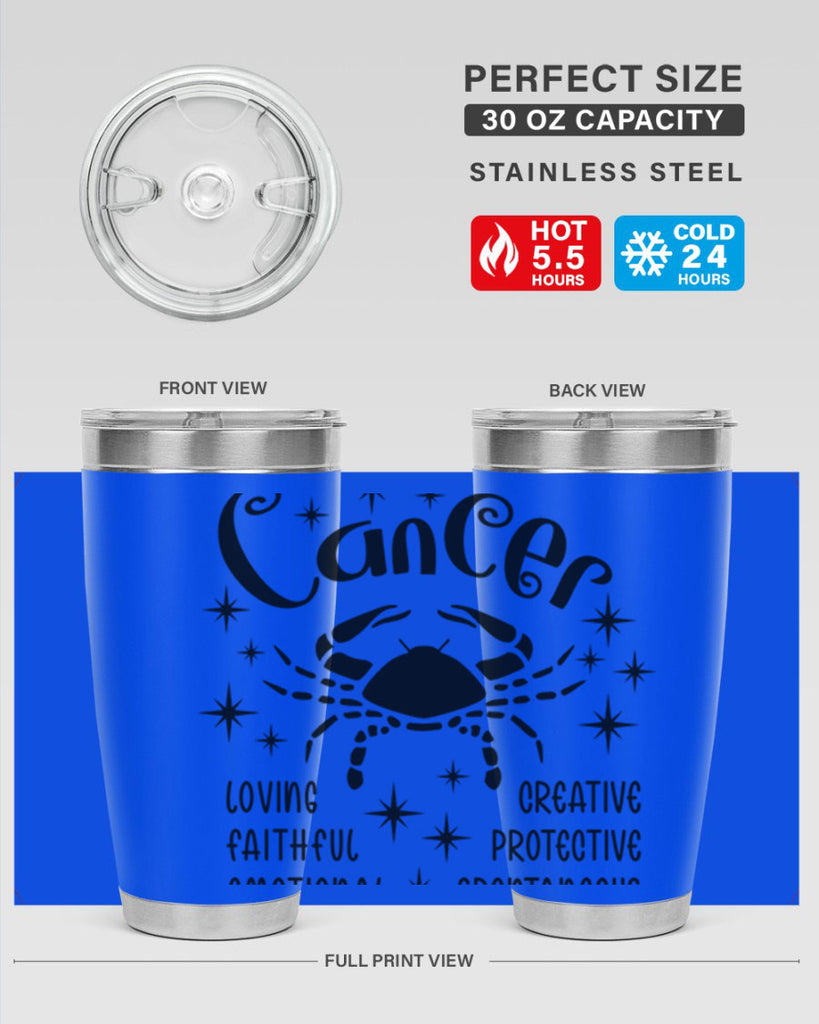 Cancer 144#- zodiac- Tumbler