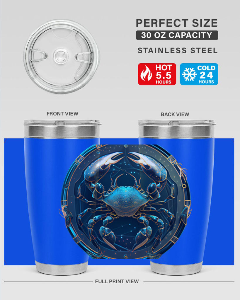 Cancer 147#- zodiac- Tumbler