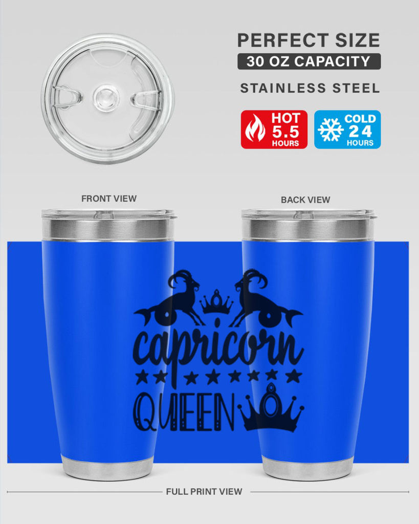Capricorn queen 195#- zodiac- Tumbler