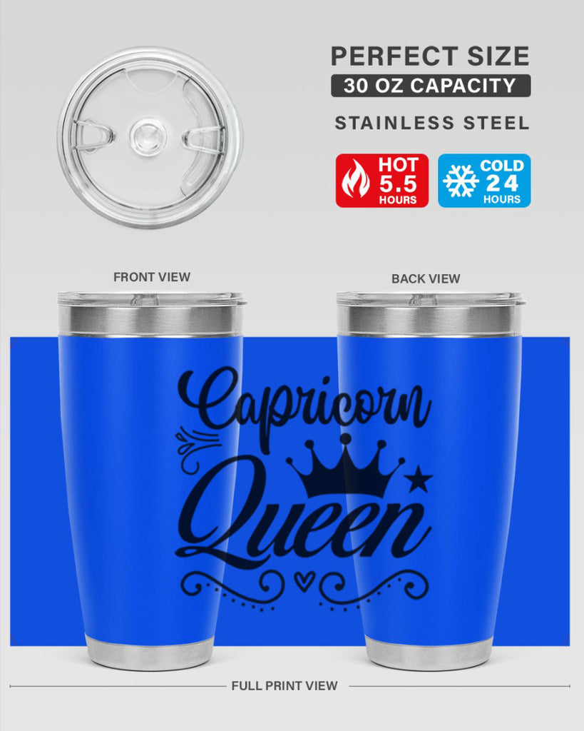 Capricorn queen 196#- zodiac- Tumbler
