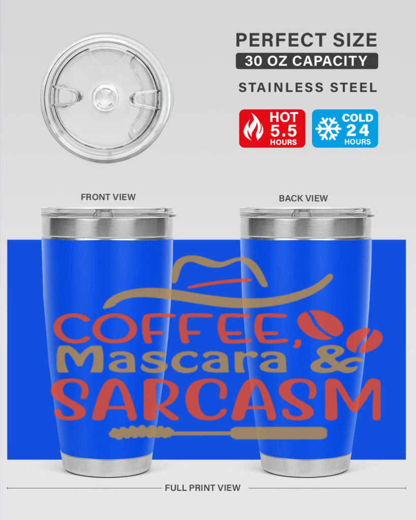 Coffee Mascara Sarcasm 21#- fashion- Cotton Tank