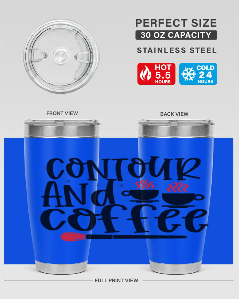 Contour And Coffee Style 242#- make up- Tumbler