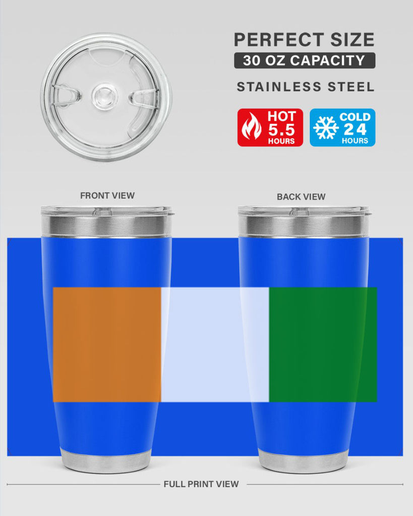 Cote dIvoire 156#- world flags- Tumbler