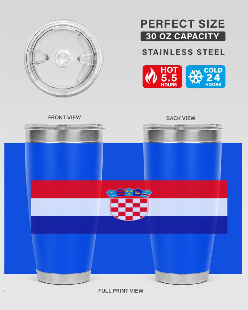 Croatia 155#- world flags- Tumbler