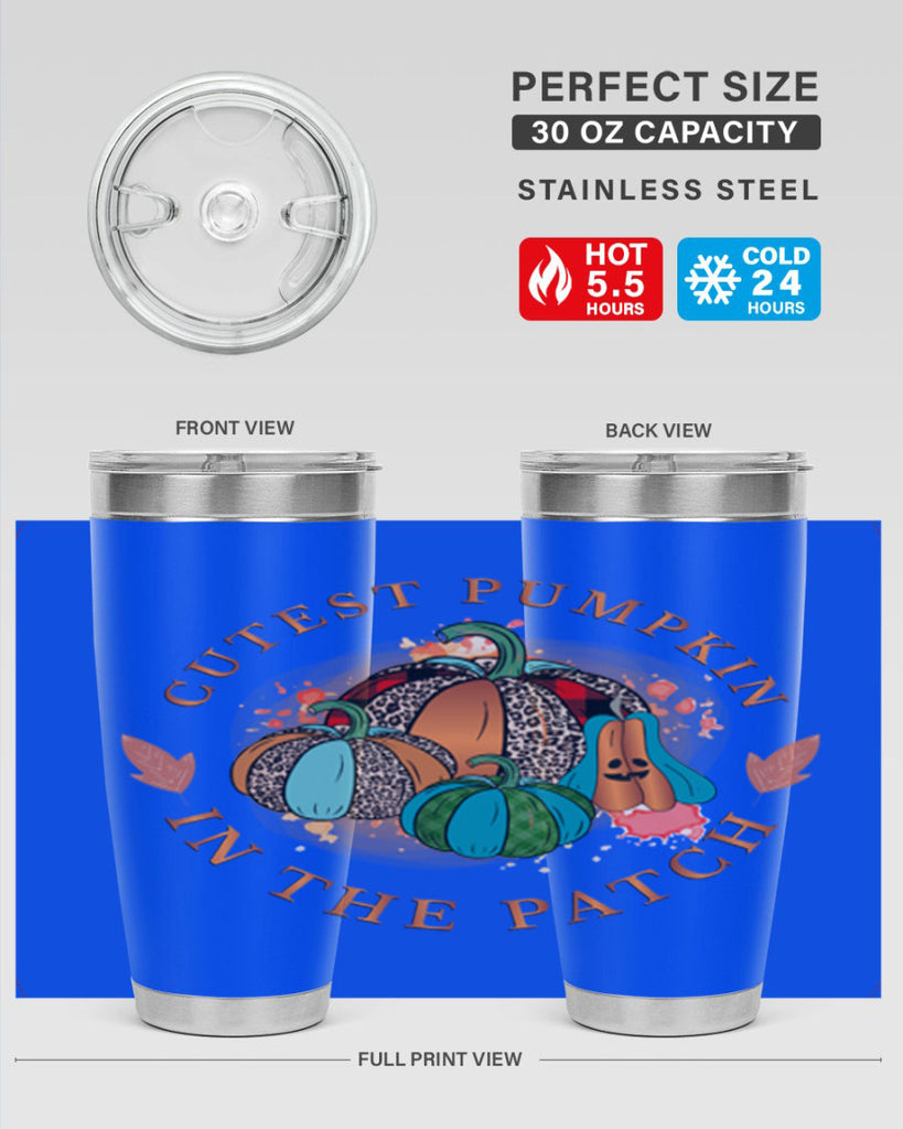 Cutest Pumpkin in the Patch 65#- fall- Tumbler