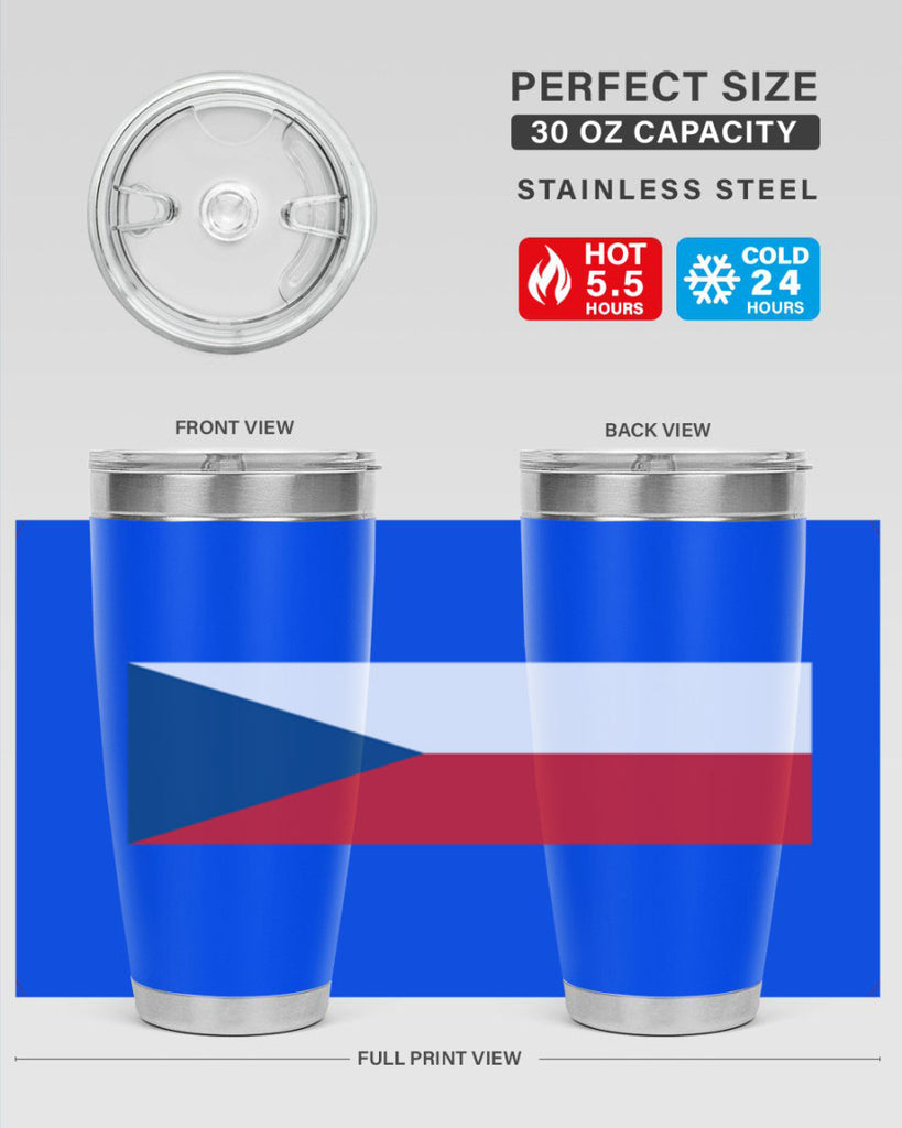 Czechia 152#- world flags- Tumbler
