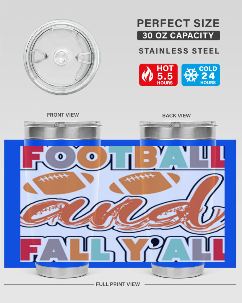 FootballandFallYall 186#- fall- Tumbler