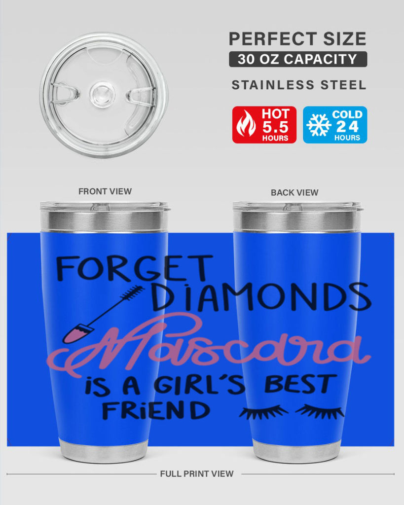 Forget Diamonds Mascara is a Girls Best Friend Style 100#- make up- Tumbler