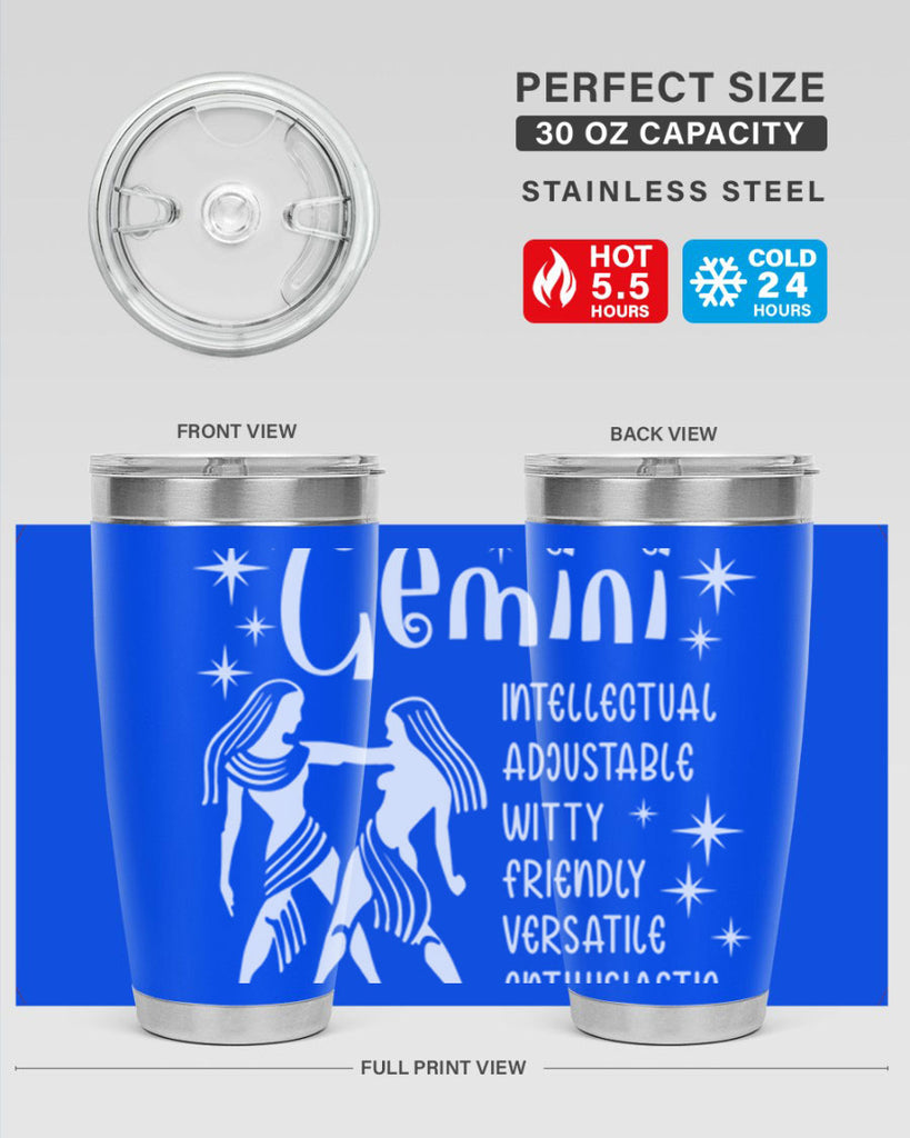 Gemini 221#- zodiac- Tumbler